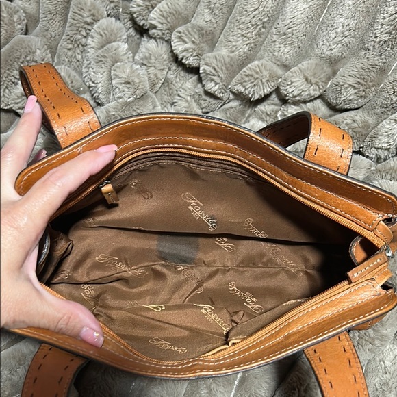 Fossil Tan Leather Shoulder Bag with Double Straps - Picture 8 of 13